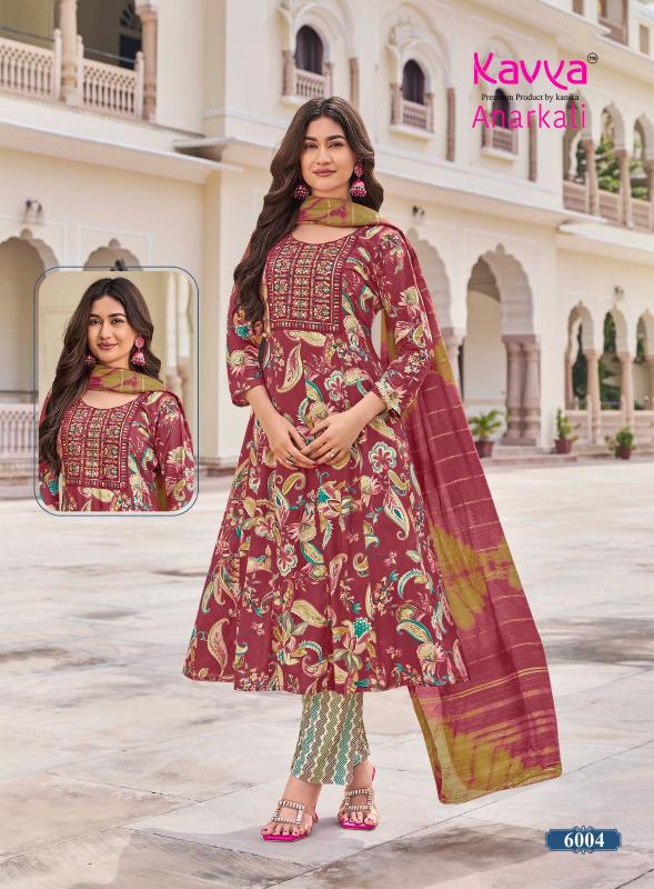 Kavya anarkali vol 6 kurtis wholesale online